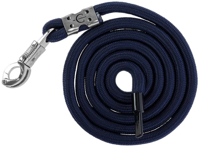 Uwiąz dla konia Dexter, bezpieczny karabińczyk, niebieski, 200 cm, Covalliero