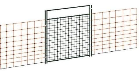 Bramka wejściowa do ogrodzeń elektrycznych Kerbl 125 cm