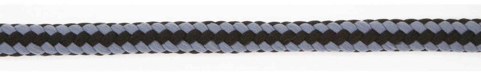 Uwiąz dla konia Hippo 200 cm czarny/szary z karabińczykiem