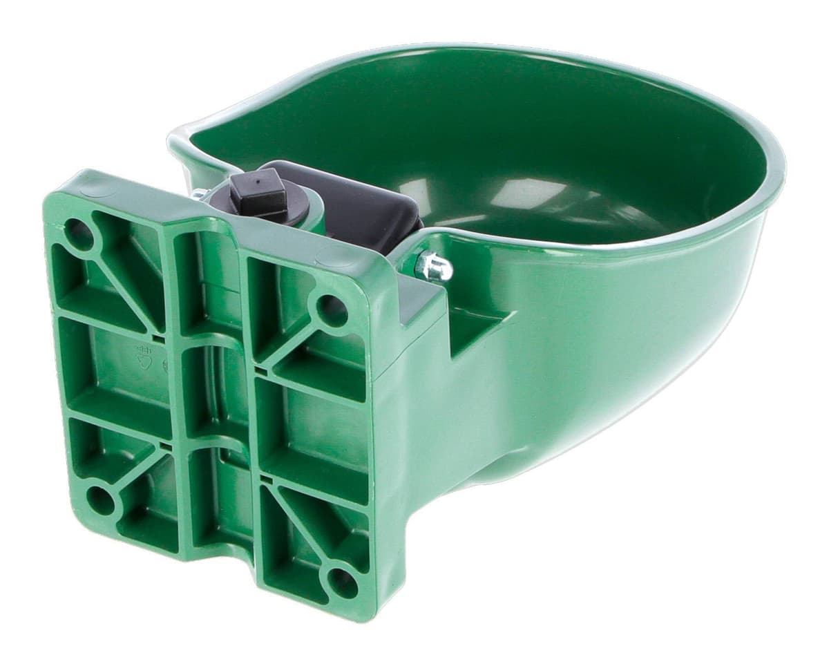 Poidło dla bydła i koni K50 2,2 l oliwkowe tworzywo sztuczne