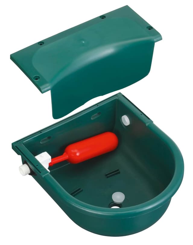 Poidło dla bydła i koni z zaworem pływakowym Kerbl S522 zielone