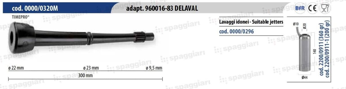 Guma strzykowa Alfa Laval 96001683 krótki kubek Z 10 mm 4 szt. Spaggiari