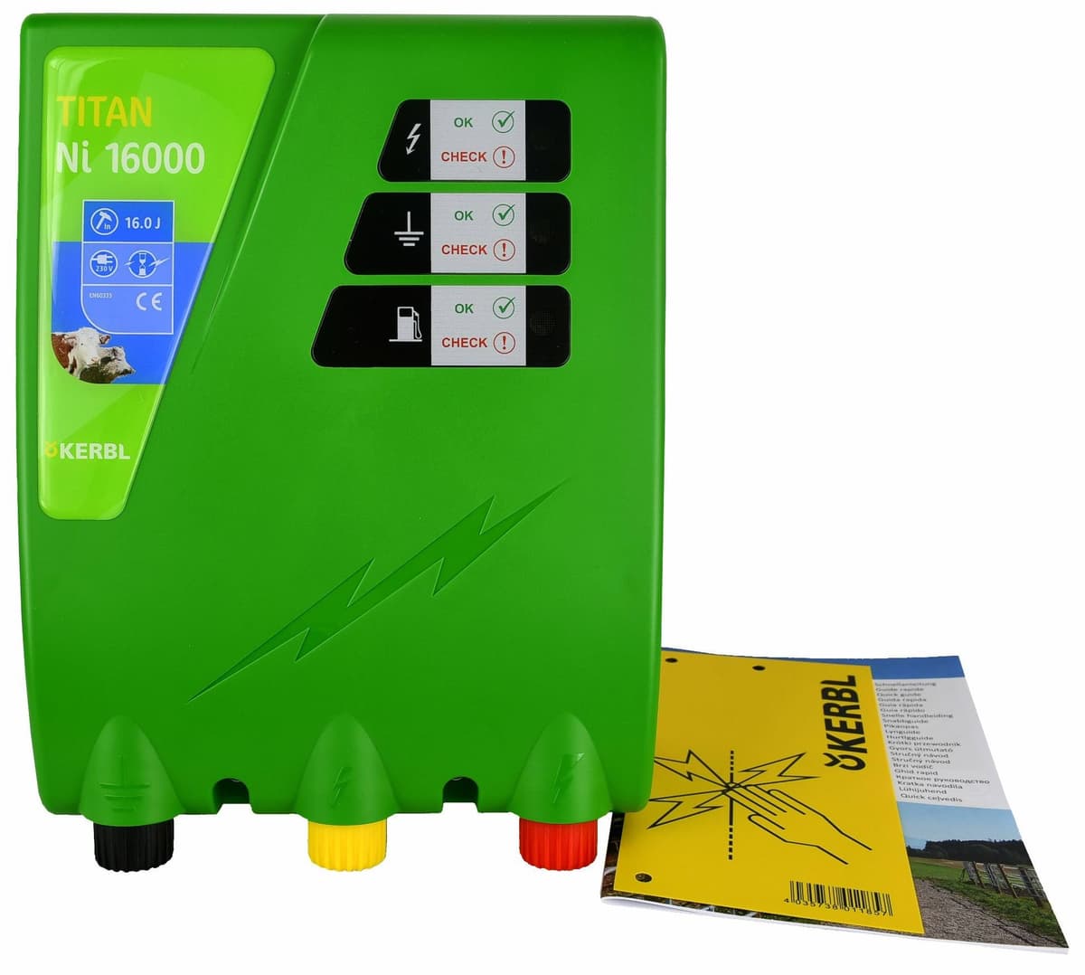 Elektryzator sieciowy TITAN Ni 16000, 16 J dla dużych zwierząt