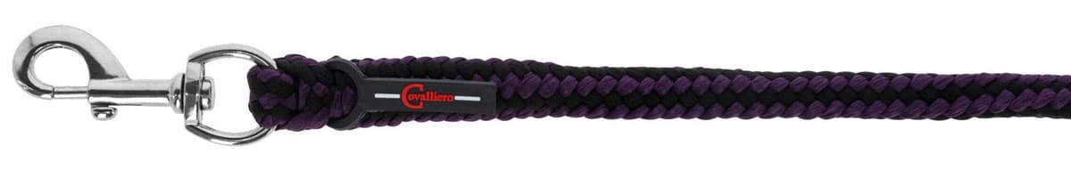 Uwiąz dla konia Hippo, karabińczyk, bakłażan/antracyt, 200 cm