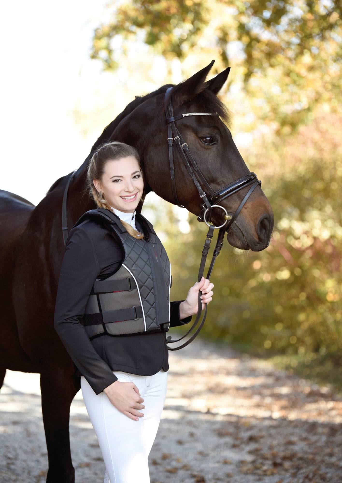 Kamizelka ochronna Covalliero ProtectoFlex Light czarna S