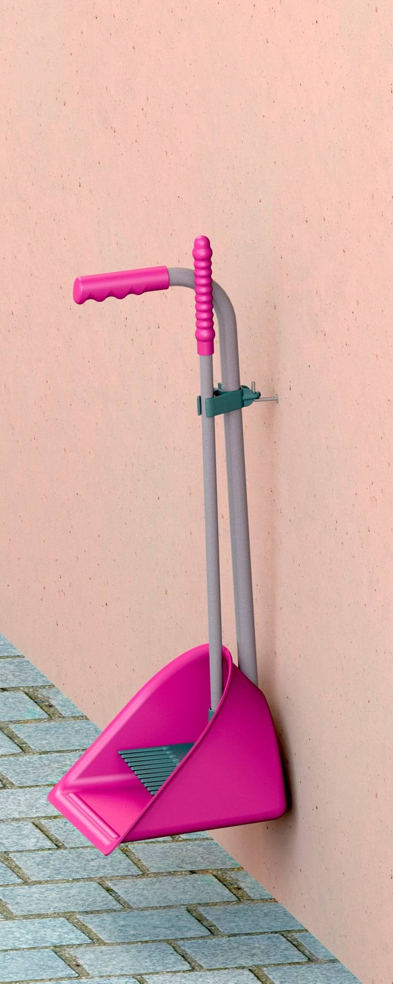 Uchwyt do montażu na ścianie zestawu do sprzątania w stajni Mistboy