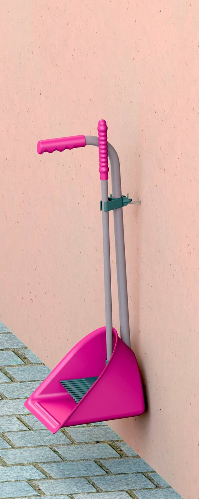 Uchwyt do montażu na ścianie zestawu do sprzątania w stajni Mistboy