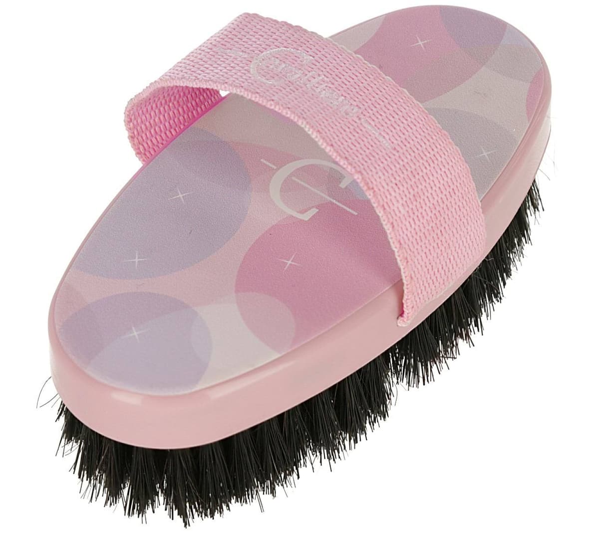 Szczotka dla konia Lilli Starlight, miękka, różowa, 14 cm