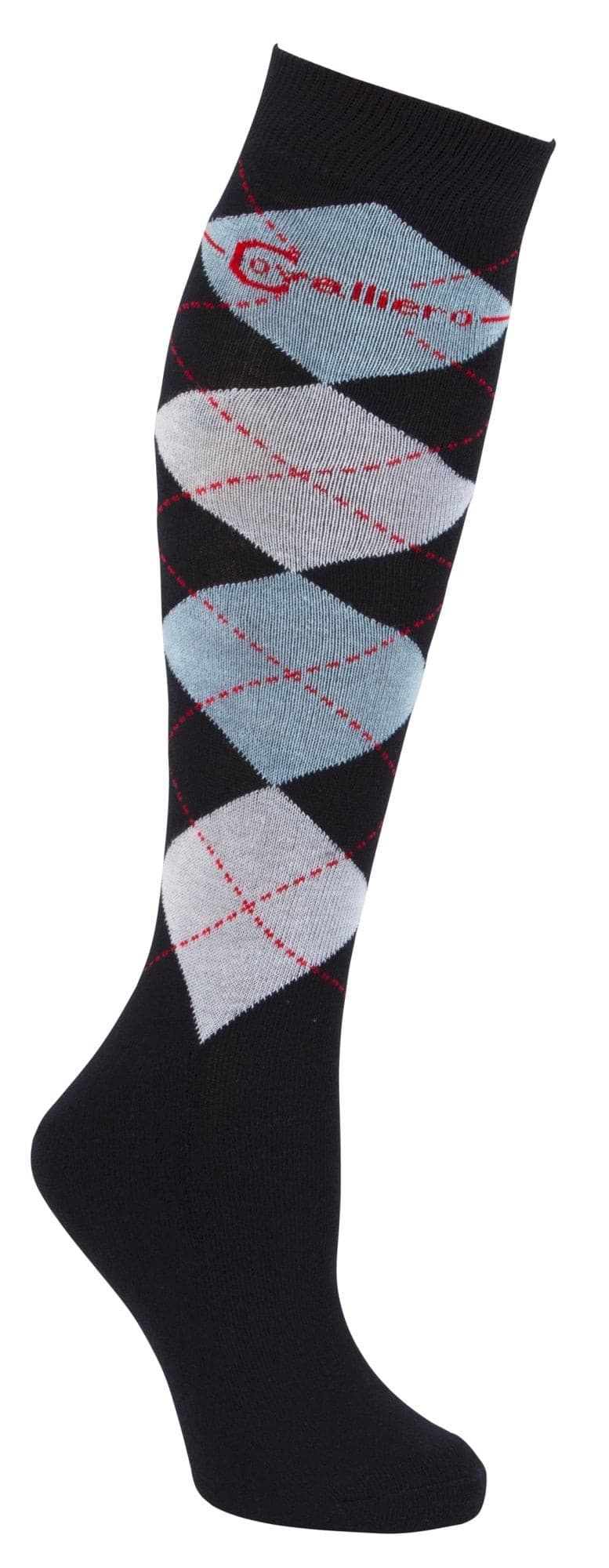 Podkolanówki jeździeckie Brescia, granatowy/błękitny, roz. 40-42, Covalliero