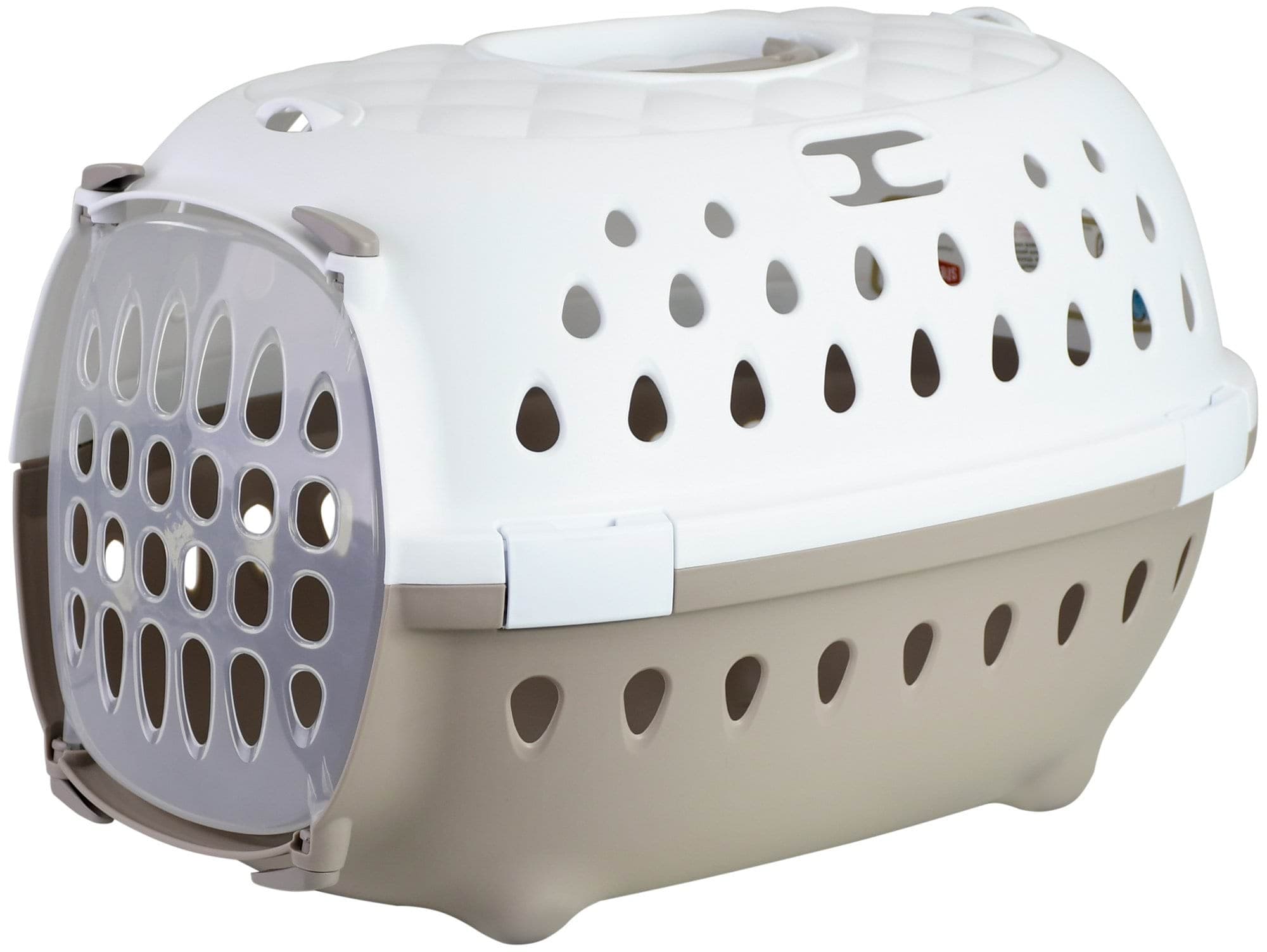 Transporter Travel Chic, biało/beżowy, 50 x 34,5 x 31,5 cm, Stefanplast