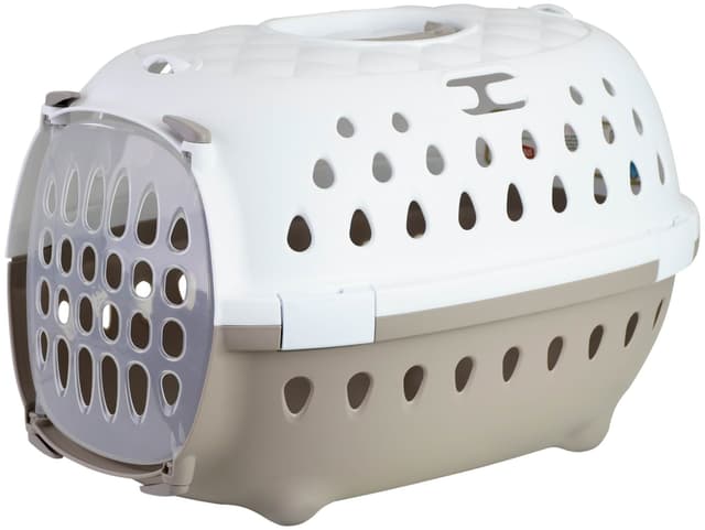 Transporter Travel Chic, biało/beżowy, 50 x 34,5 x 31,5 cm, Stefanplast