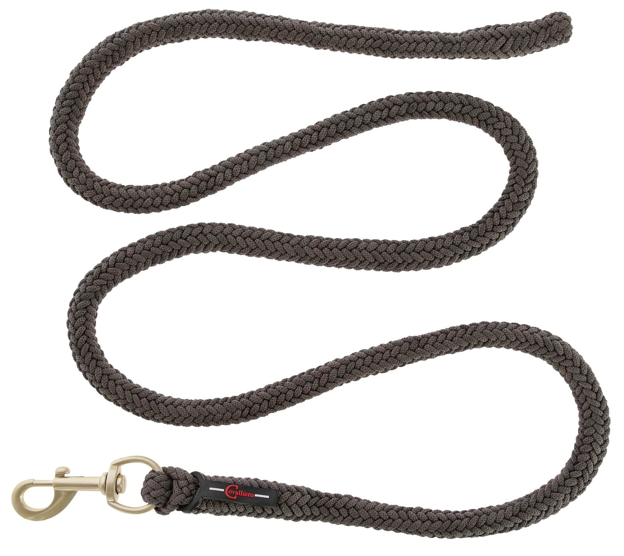 Uwiąz dla konia Classy szary 200 cm z karabińczykiem