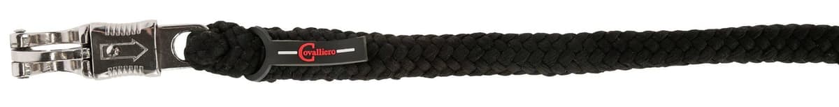 Uwiąz dla konia ClassicSoft, bezpieczny karabińczyk, czarny 200 cm