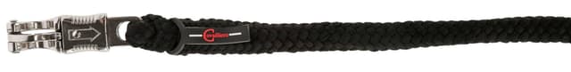 Uwiąz dla konia ClassicSoft, bezpieczny karabińczyk, czarny 200 cm