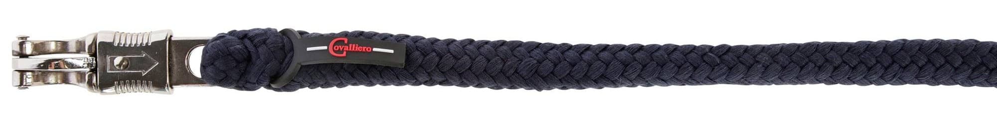 Uwiąz dla konia ClassicSoft, bezpieczny karabińczyk, granatowy 200 cm