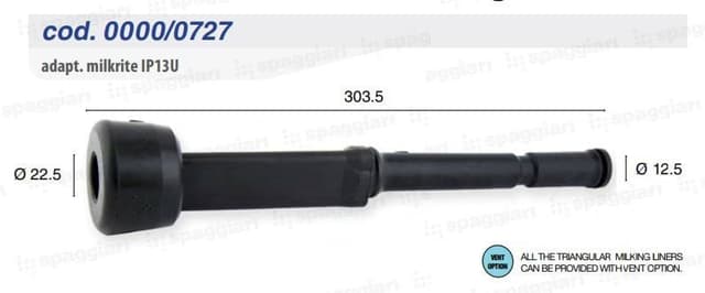 Guma strzykowa Spaggiari Milkrite IP13U trójkątna 4 sztuki Harmony