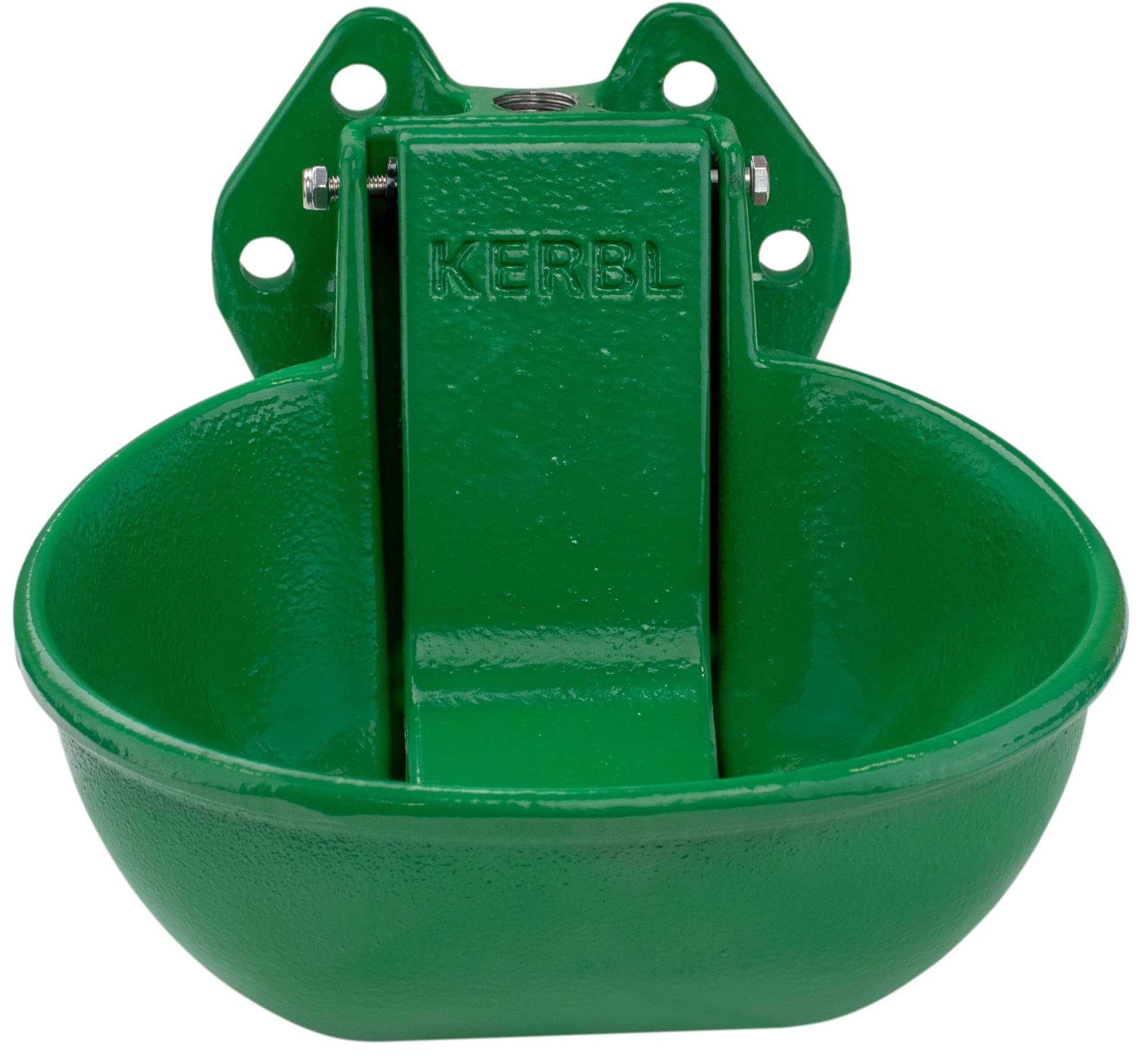 Poidło miskowe żeliwne dla bydła i koni 2,5L oliwkowe