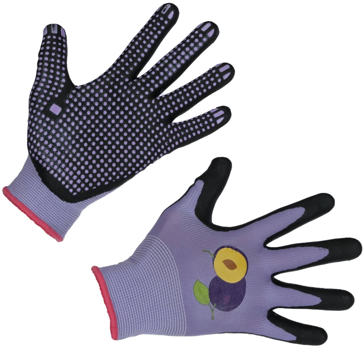 Rękawice ogrodowe Kerbl Blossom z powłoką nitrylową i wypustkami, rozmiar 6