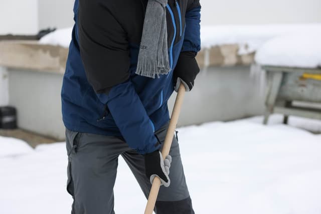 Rękawice zimowe recyklingowe Lite szaro-czarne rozmiar 11 XXL Kerbl