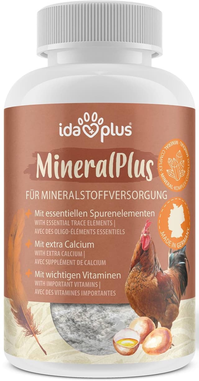 Suplement MineralPlus, dla kur, przepiórek i innych ptaków drobiowych 280 g, IdaPlus