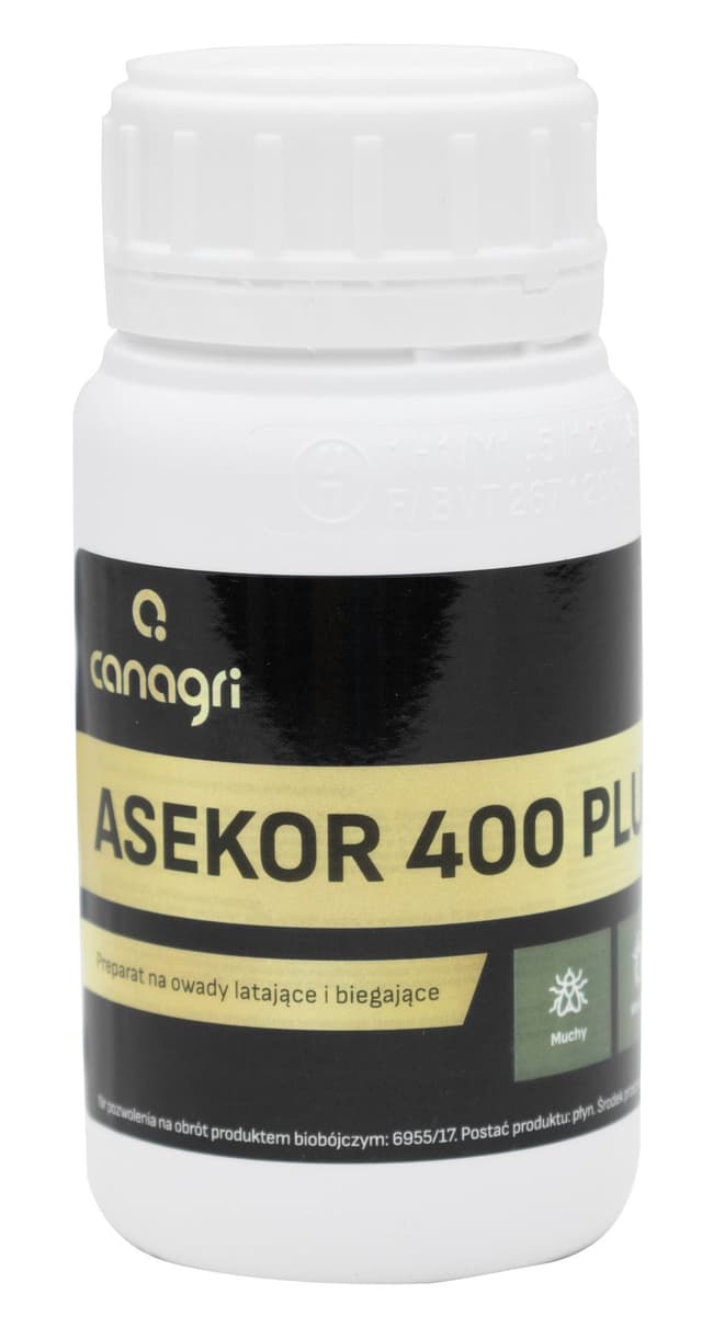 Środek owadobójczy ASEKOR 400 Plus koncentrat 250 ml na owady