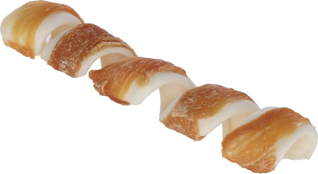 Spirala do gryzienia surowa skóra z kurczakiem 20 cm 55 g Kerbl