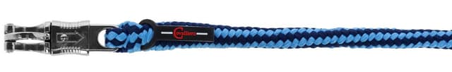 Uwiąz dla konia Hippo, bezpieczny karabińczyk, niebieski/granatowy, 200 cm, Covalliero