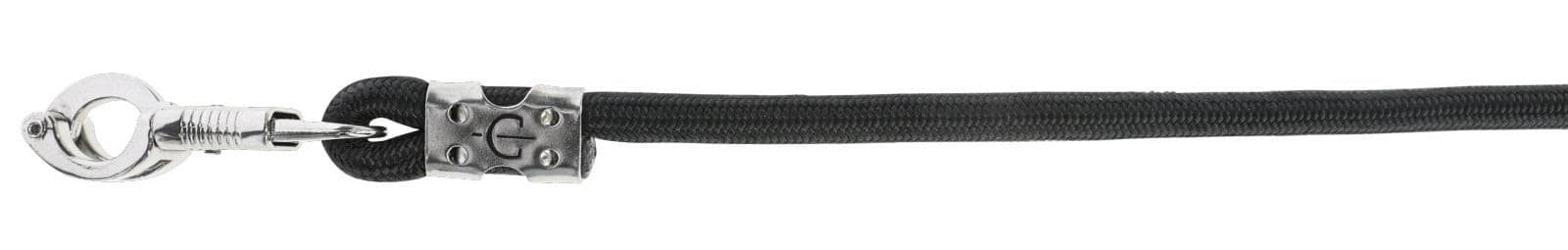 Uwiąz dla konia Dexter, bezpieczny karabińczyk, czarny, 200 cm, Covalliero