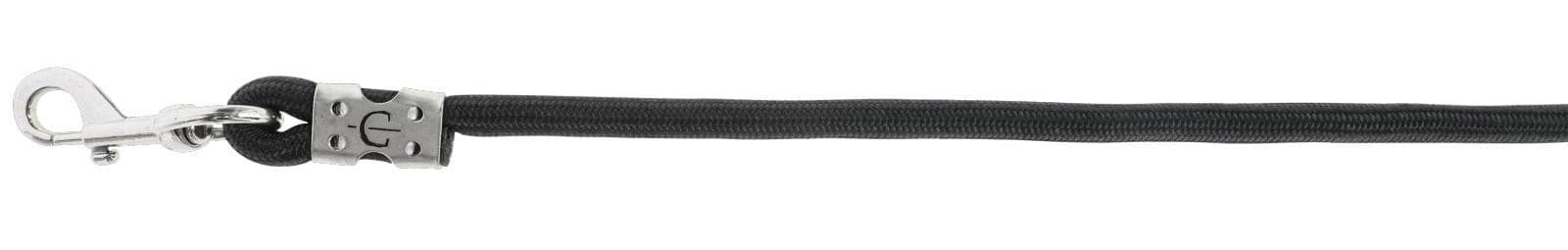 Uwiąz dla konia Dexter, zwykły karabińczyk, czarny, 200 cm, Covalliero