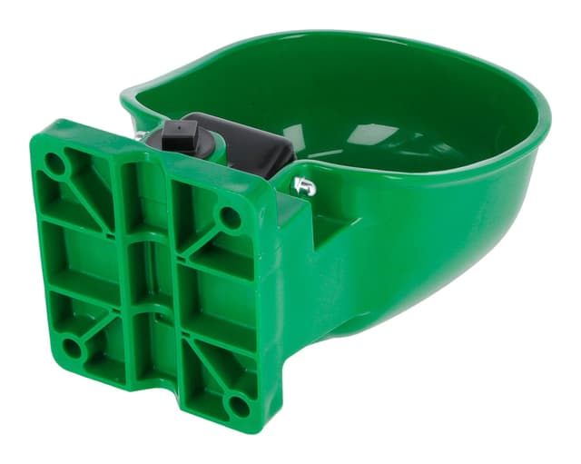 Poidło dla bydła i koni KN50, tworzywo sztuczne, zielone, z zaworem niskociśnieniowym