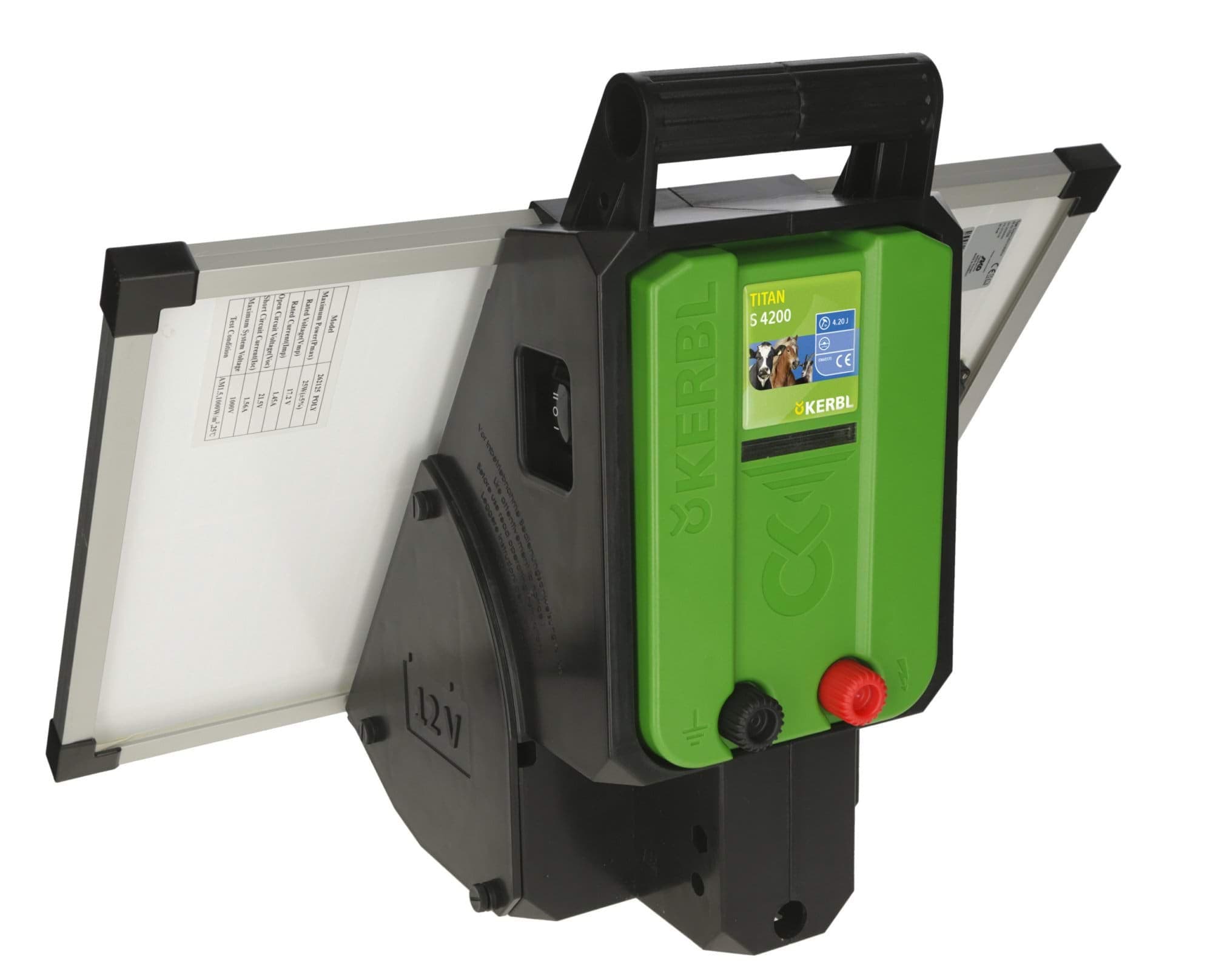 Elektryzator solarny TITAN S 4200, 4.2 J, dla zwierząt, Kerbl