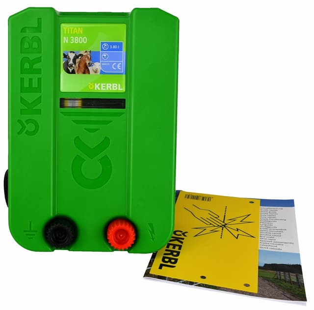 Elektryzator sieciowy TITAN N 3800 dla hodowli, 3,8 J Kerbl