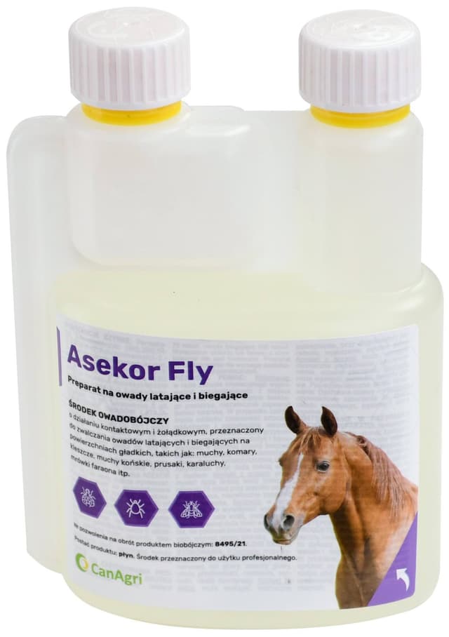 Preparat na owady latające i biegające ASEKOR FLY, 600 ml