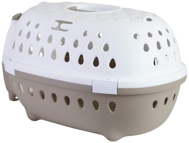 Transporter Travel Chic, biało/beżowy, 50 x 34,5 x 31,5 cm, Stefanplast