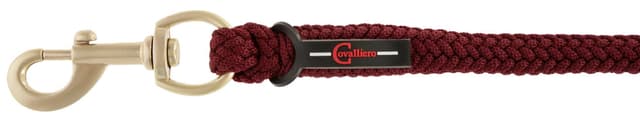 Uwiąz konia bordowy 200 cm z karabińczykiem Classy Covalliero