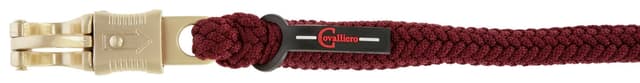 Uwiąz dla konia Classy bordowy 200 cm z karabińczykiem Covalliero