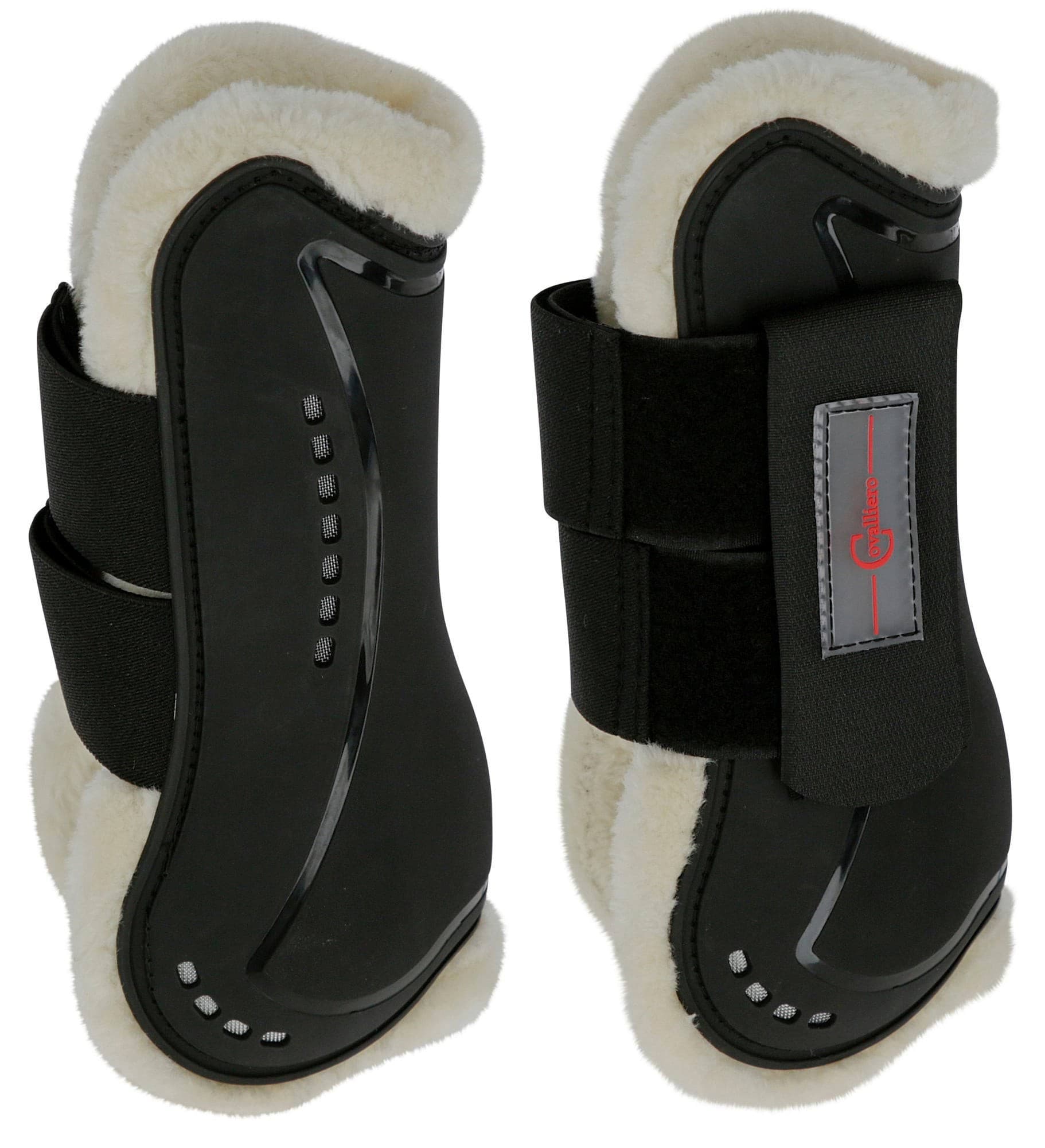 Ochraniacze dla konia TecAir, ze sztucznym futrem, przody, roz. Full, Covalliero