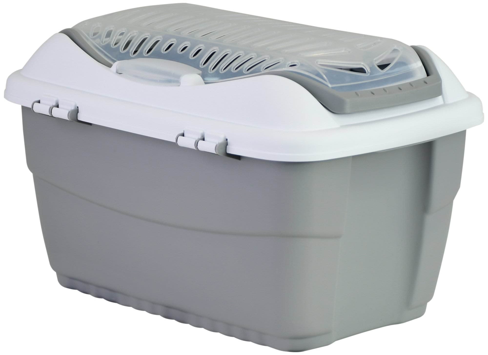 Transporter dla małych zwierząt i gryzoni Mini Gulliver, 40 x 30 x 24 cm, biały/szary, Stefanplast