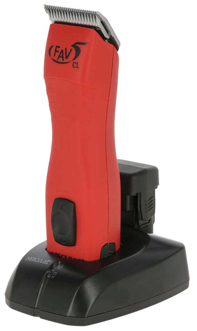 Maszynka do strzyżenia FAV5 CL - małe zwierzęta, czerwony