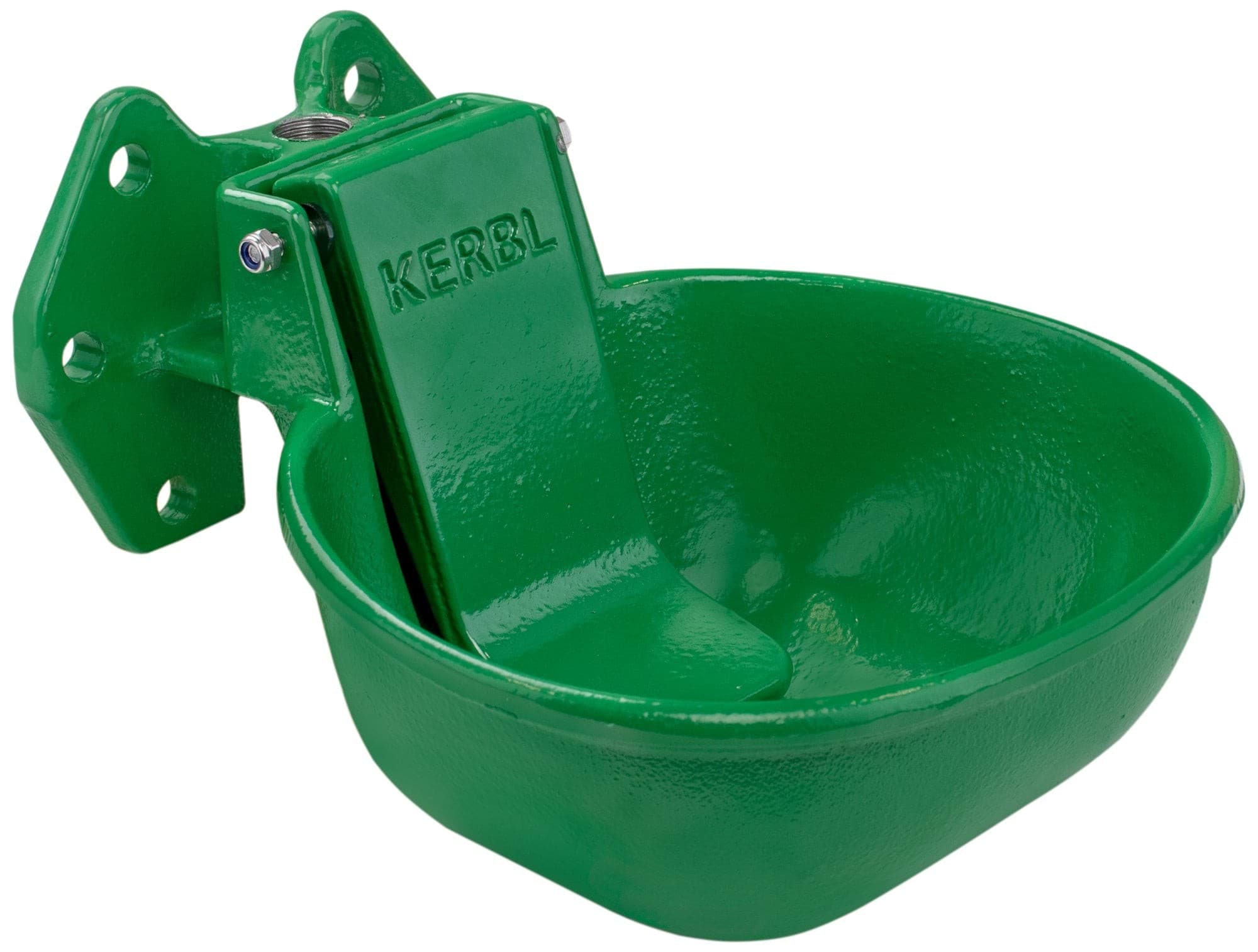 Poidło miskowe żeliwne dla bydła i koni 2,5L oliwkowe