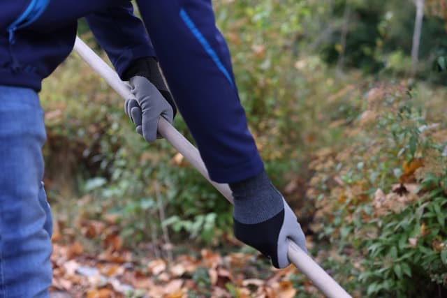 Rękawice zimowe recyklingowe Lite szaro-czarne rozmiar 11 XXL Kerbl