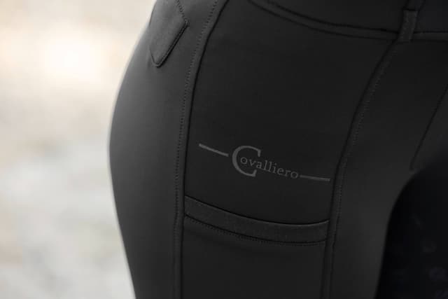 Legginsy jeździeckie Covalliero HighWaist, czarne, rozmiar 32/34