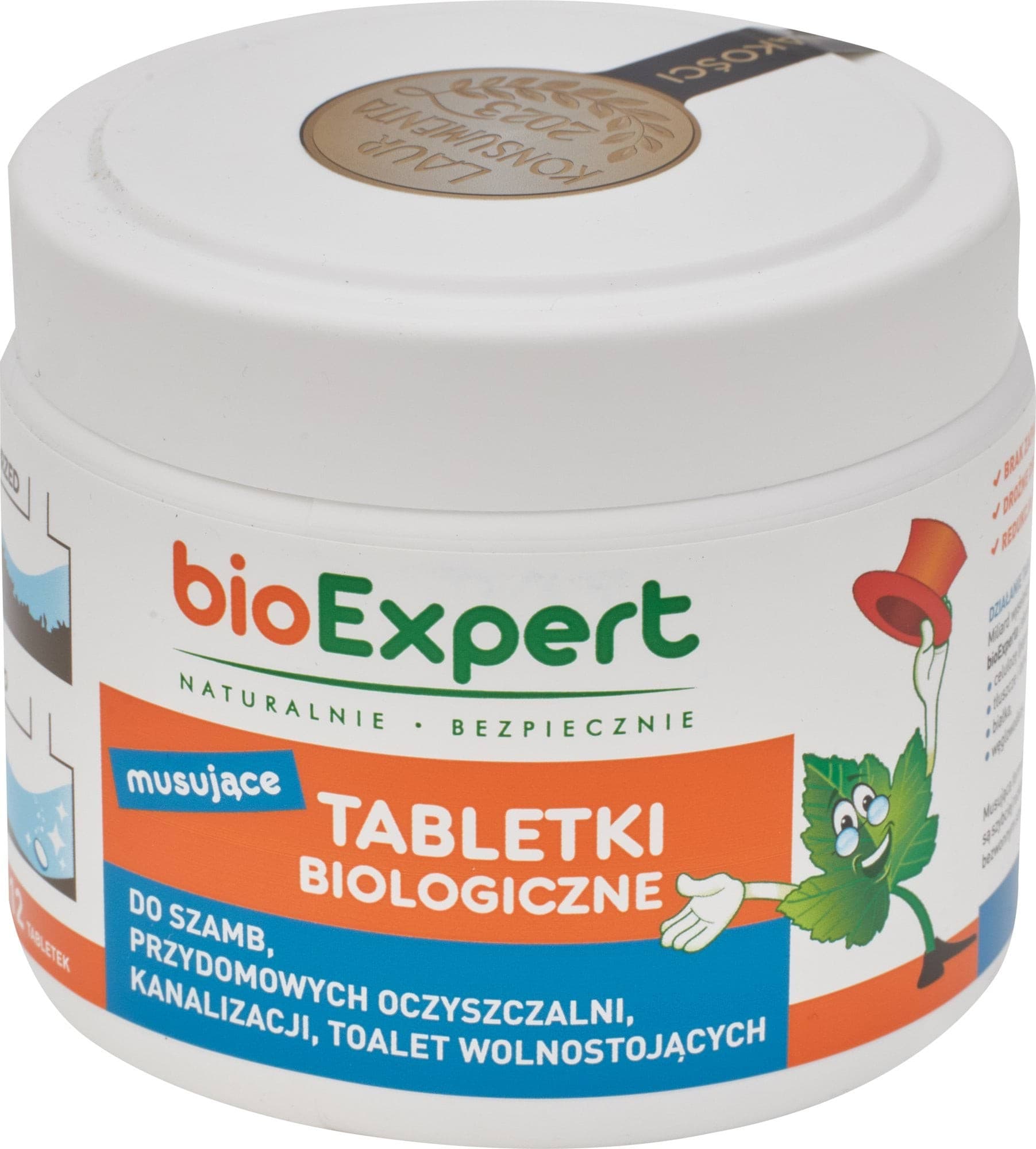 BIO Tabletki do szamba i oczyszczalni, 12 szt. + WC Bio Żel 500 ml, Bio Expert
